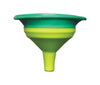 Squish  2-3/4 in. W x 3-1/2 in. L Turquoise/Green  Polypropylene  Mini Collapsible Funnel