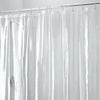 iDesign 72 in. H X 72 in. W Clear Shower Curtain Liner PEVA