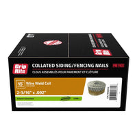 Grip-Rite 2-1/2 in. Wire Coil Hot-Dip Galvanized Siding Nails 15 deg 3000 pk