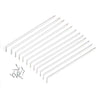 12-Pack 12-In. White Shelf Bracket