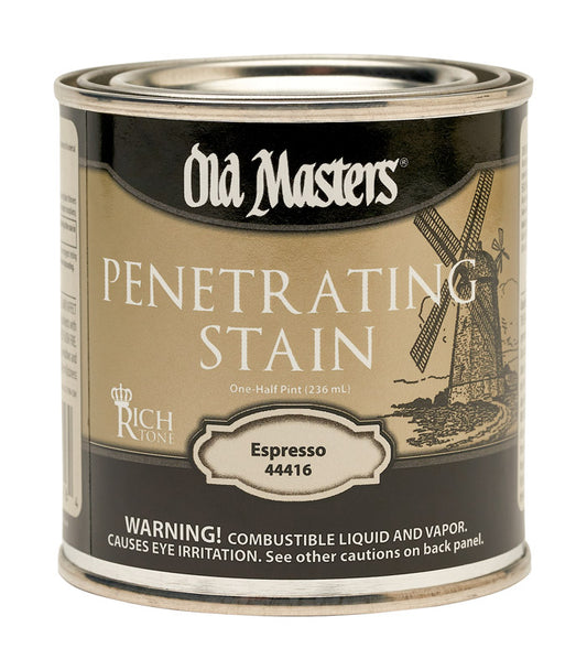 Old Masters Semi-Transparent Espresso Oil-Based Penetrating Stain 0.5 pt