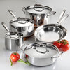 Tri-Ply Clad 10 Pc Stainless Steel Cookware Set
