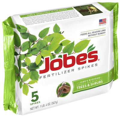 Jobes 1000 Tree & Shrub Fertilizer Spikes 16-4-4 5 Pack