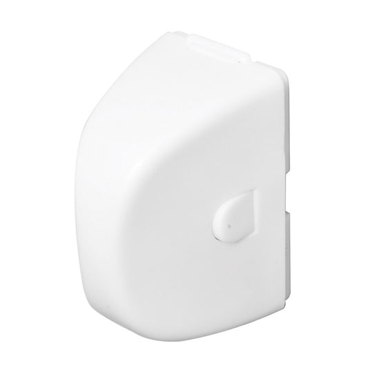 Prime-Line White Plastic Outlet Cover 2 pk