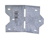 Adjustable L-Angle, 18 Gauge, Galvanzied Steel, 135-Degree To 0-Degree, 3-3/8-In. L