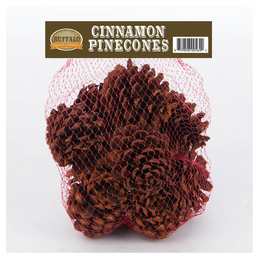 Buffalo Cinnamon Scent Brown Tabletop Mount Non-Electric Pinecones (Pack of 25)
