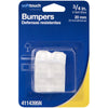 Softtouch Plastic Self Adhesive Bumper Pad Clear Square 3/4 in. W X 3/4 in. L 6 pk