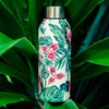 Quokka Stainless Steel Water Bottle Solid Jungle Flora 17oz (510 ml)