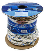 Cuerda de amarre reflectante de nailon trenzado sólido blanco de 3/8" x 100' Secureline Rtnal38100