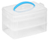 Snapware Snap N Stack Plastic 3-Layer Stackable Storage Box 6.5 H x 9 W x 6 D in.