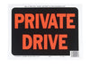 Hy-Ko English Private Drive Sign Plastic 9 in. H x 12 in. W (Pack of 10)