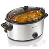 Hamilton Beach 6 qt Silver Stainless Steel Slow Cooker