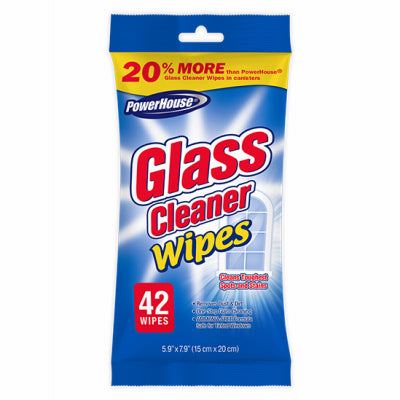 Streak-Free Glass Cleaner Wipes, 42-Ct. (Pack of 16)