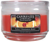 Candle Lite 1879271 10 Oz Sunset Mandarin Berry Jar Candle (Pack of 4)