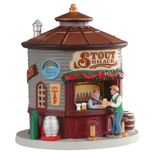 Lemax Multicolored The Stout Shack Table Decor 6.1 in.
