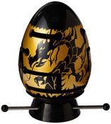 Be Puzzled 30894 Black/Gold 2-Layer Smart Egg Dragon Design Labyrinth Puzzle                                                                          