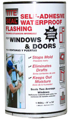 Flashing, Window & Door, Self-Adhesive, Waterproof, 9-In. x 33-Ft.