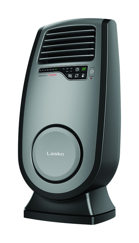 Lasco 1500W Black Overheat Protection Adjustable Thermostat Ultra Ceramic Heater 23 H x 11.4 W in.
