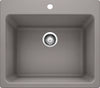Liven Dual Mount Laundry Sink  - Metallic Gray