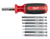 Milwaukee  Metric Hex Key  9-in-1  Multi-Bit Driver  9 in.
