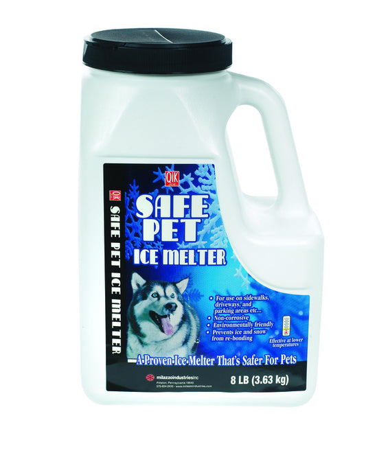 Safe Pet Coated Urea Pet Friendly Ice Melt 8 lb. Pellet (Pack of 4)