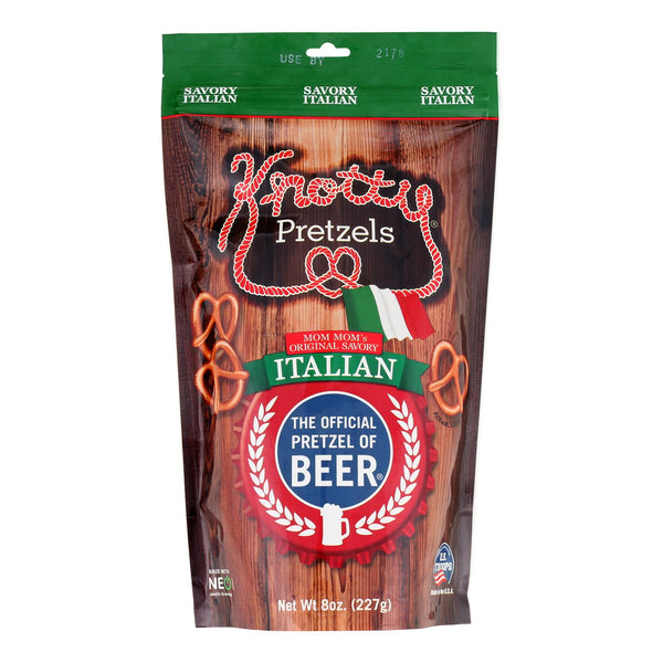Knotty Pretzels - Pretzels Savory Italian - Case of 12-7.5 OZ