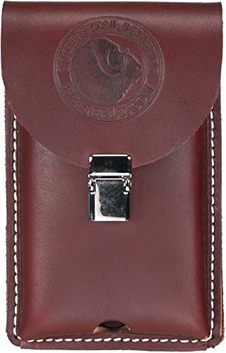FUNDA DE CUERO PARA TELÉFONO CON CLIP