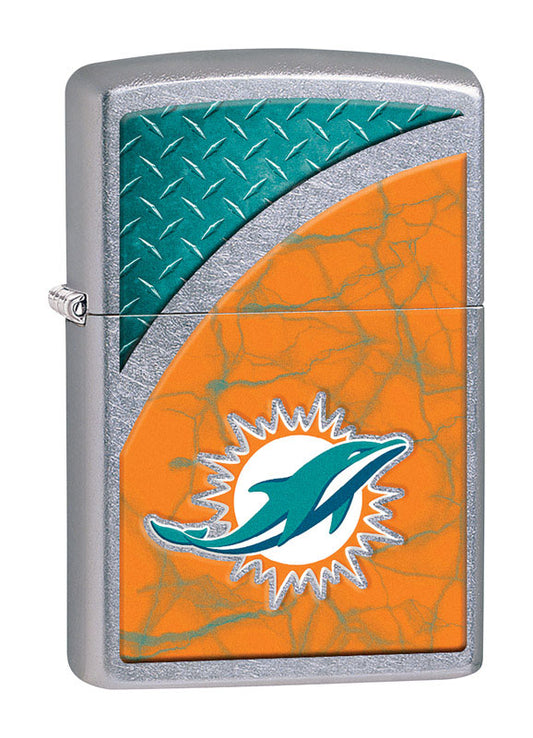 Zippo NFL Multicolored Dolphins Cigarette Lighter 1 pk