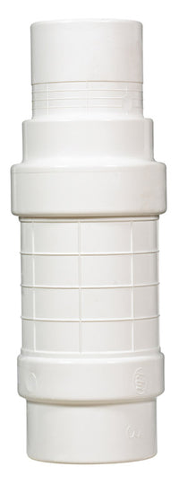 NDS  Quik-Fix  Schedule 40  3 in. Hub   x 3 in. Dia. Spigot  PVC  Coupling