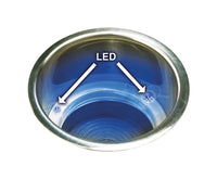 Seachoice  Metal  Lighted Recessed Cup Holder  1 pk