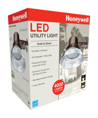 Honeywell  Dusk to Dawn  Plug-In  LED  Bronze  Security Light