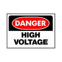 10x14 DNGR HIGH VOLTG OSHA SIGN