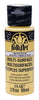 Plaid FolkArt Satin Pale Yellow Hobby Paint 2 oz. (Pack of 3)