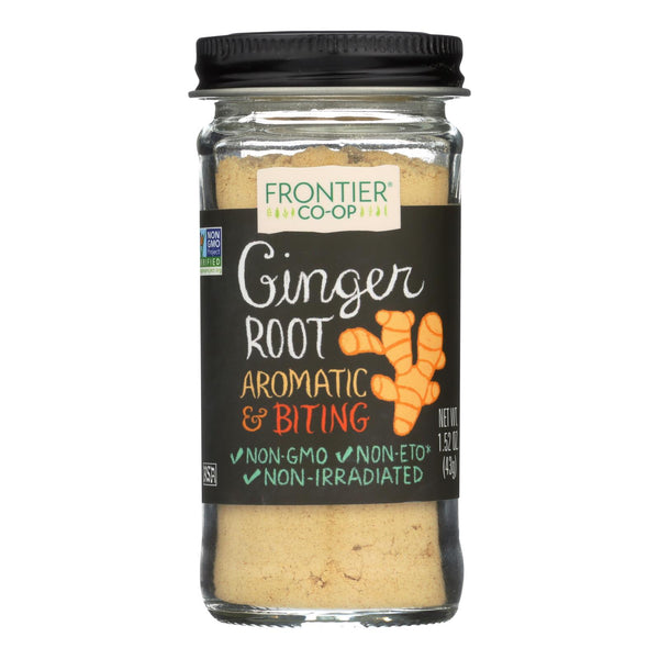 Raíz de jengibre molida de Frontier Herb, 1,52 oz