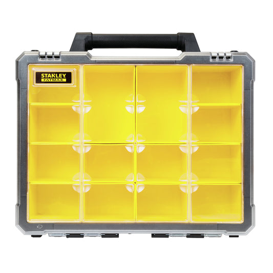 Stanley FatMax 19 in. XL Organizer with Clear Lid Black/Yellow