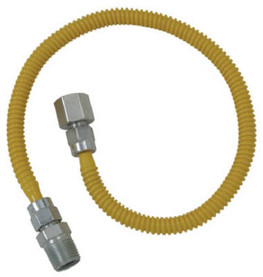 Eastman ProCoat 1/2 in. FIP X 1/2 in. D MIP 48 in. Stainless Steel Gas Connector