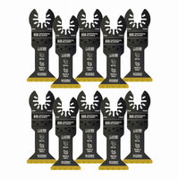 Imperial Blades One Fit 4-1/8 in. L Titanium-Coated Bi-Metal Oscillating Saw Blade 10 pk