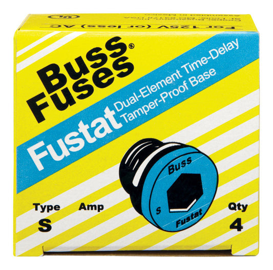 Bussmann 3-2/10 amps Plug Fuse 4 pk