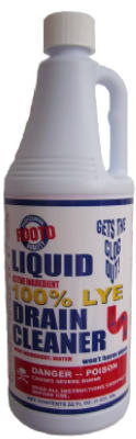 Drain Cleaner, 1-Qt. (Pack of 12)
