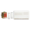 Heath Zenith White Plastic Wired Door Chime Kit