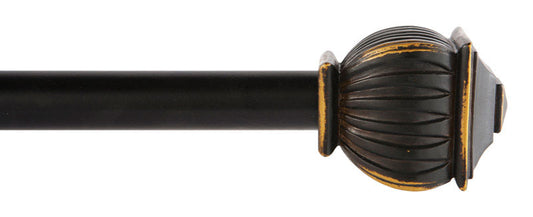 Kenney Oil Rubbed Bronze Beckett Cafe Curtain Rod 48 in.   L X 86 in.   L