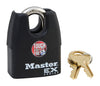 Master Lock 1-1/2 in. H Laminated Steel 4-Pin Cylinder Shrouded Shackle Padlock