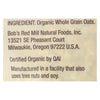 Bob's Red Mill - Organic Quick Cooking Rolled Oats - Gluten Free - Case of 4-28 OZ