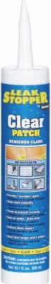 Leak Stopper Gloss Clear Rubber Roof Patch 10.1 oz. (Pack of 12)