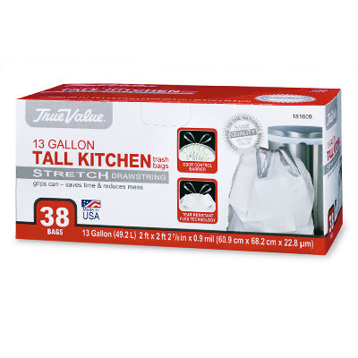 Tall Kitchen Trash Bags, 38-Ct., 13-Gallons