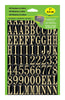 Hy-Ko 1 in. Gold Polyester Self-Adhesive Letter and Number Set 0-9, A-Z 1 pc. (Pack of 10)