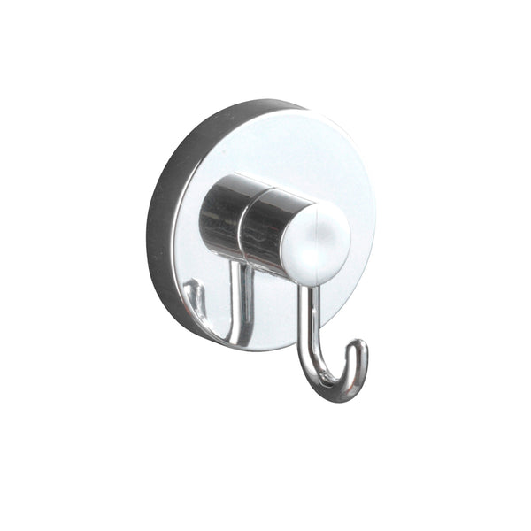 Wenko Vacuum-Loc Reusable Hook 2 in. H x 2-9/16 in. W x 2-5/16 in. L Chrome Chrome ABS (Pack of 6)