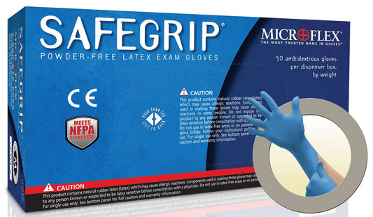 Microflex Sg-375-M Medium Safegrip™ Gloves 50 Count
