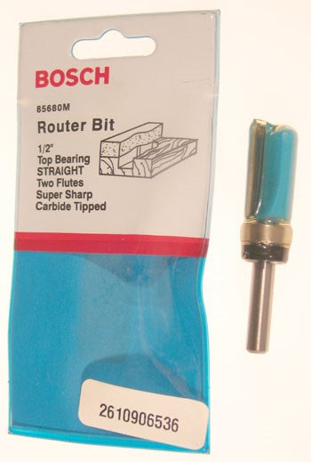 Bosch 85680M Straight Router Bit Double Flute                                                                                                         