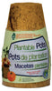 Planters Pride Biodegradable Coconut Fiber Peat Pot 3.25 x 3 x 9 in.